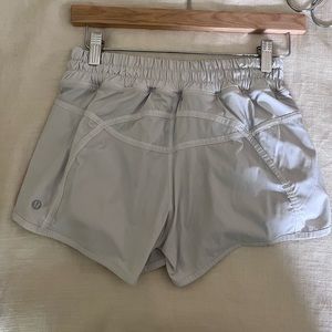 White lululemon shorts
